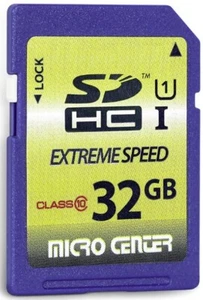 Carte mémoire flash SDHC 32 Go classe 10 carte SD par Micro Center - Photo 1 sur 2