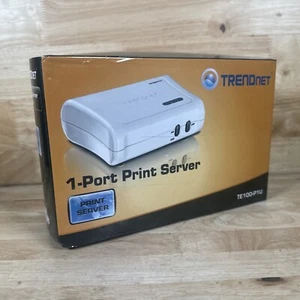 TRENDnet TE100-P1U Print Server USB-1 Port to USB 1-Port New - Picture 1 of 6