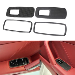 Innenraum Fensterheber-Bedienfeld Zierleiste Für Porsche 911 992 2019-2025 Matt - Picture 1 of 5