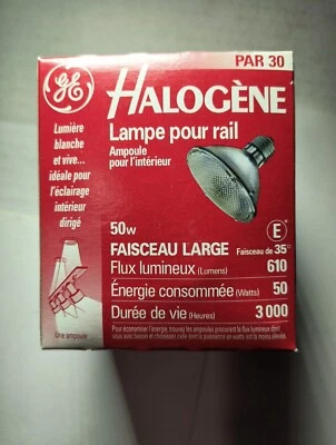 GE 50W Floodlight PAR 30 Short Neck 2 PK Track Light Bulb Long Life 14022 - Image 1 of 4