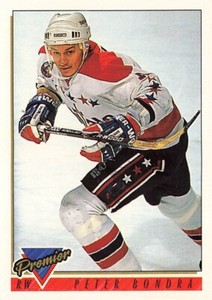 1993 Topps Premier Peter Bondra 12 Washington Capitals