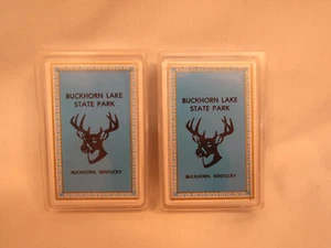 2 Vintage Decks Buckhorn Lake State Park Kentucky Playing Cards NEW - Picture 1 of 4