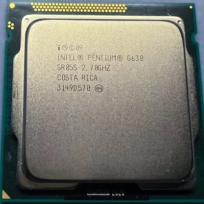 Intel Pentium G630 2.70 GHz Dual Core Sandy Bridge LGA1155 Integrated Graphics - Image 1 of 2