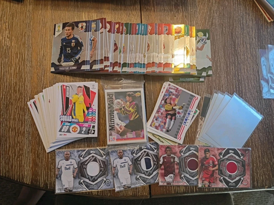 Lot Of World Cup Soccer Cards 1994 Upper Deck 2014 Panini Topps Memorabilia - Image 1 of 4