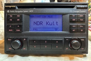 Org Blaupunkt VW Radio Navigation System MCD Autoradio + Code 1J0035191A Geprüft - Bild 1 von 9