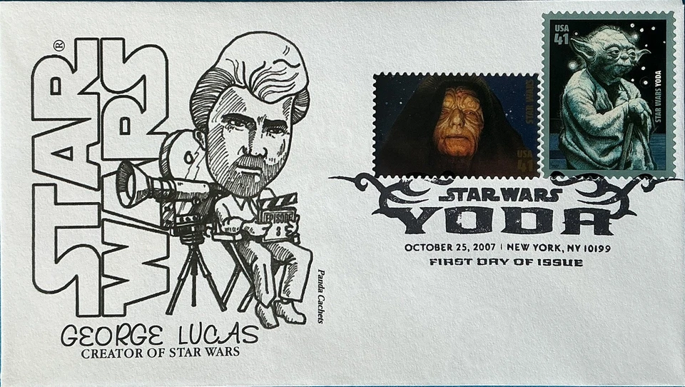 PANDA 4205 Yoda Reprint George Lucas Creator of Star Wars Emperor Palpatine - Image 1 of 1