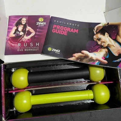 DVD + conjunto de bastão de tonificação Zumba Fitness emocionante - Imagem 1 de 4