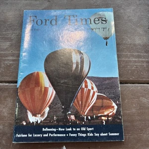 1966 September Ford Times Ballooning Cover Lower Manhattan Santa Fe Fairlane  - Imagen 1 de 24