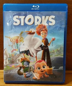 Storks Blu-Ray DVD Movie Warner Bros 2016 2 Disc Animation - Picture 1 of 3
