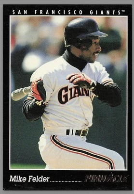 1993 Pinnacle #148 Mike Felder San Francisco Giants Baseball - Image 1 of 2