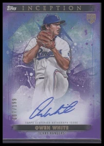 2024 Topps Inception #BRES-OW Owen White Rookie Autos Purple #/199 - Picture 1 of 2