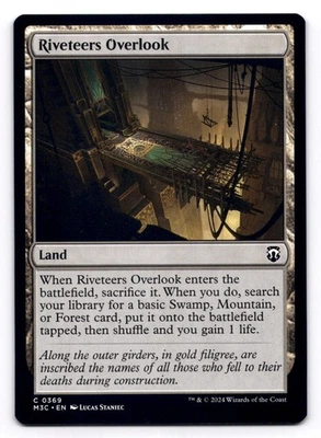Riveteers Overlook LP Commander: Modern Horizons 3 0369 MTG Regular - Image 1 of 2