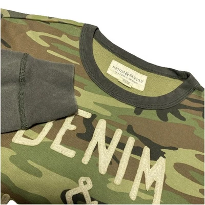 Sudadera Denim Supply Ralph Lauren Para Hombre Grande Camuflaje Militar DE COLECCIÓN Foto 1 de 4