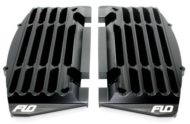 Flo Radiator Braces Black #FLO751BLK KTM/Husqvarna - Image 1 of 1