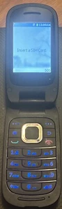 Huawei U3900 Consumer Cellular Black Flip Cell Phone 3G - Picture 1 of 4