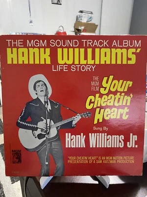 Hank Williams Jr. Your Cheatin' Heart Soundtrack-1964 MGM E-4260 Vinyl LP Mono - Image 1 of 4