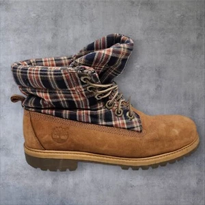 Stivali utility Timberland Junior norreni in flanella roll top marrone taglia 6 giovani - Foto 1 di 15