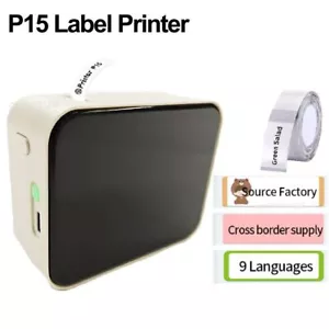 Portable Thermal Printer Wireles Bluetoth Label Printer Similar as D11 D110 D101 - Picture 1 of 13