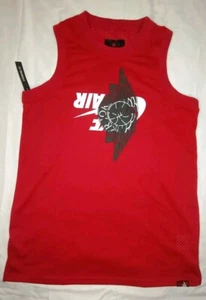 NEW Air Jordan Jumpman Wings Classic Mesh Basketball Jersey, Red, Sz M - Picture 1 of 7