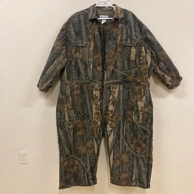 Gander Mountain Trebark Camo 6XL Insulated Coveralls  USA Made Hunting Crumley - Image 1 of 4