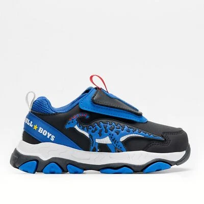 Bull Boys IMPRONTE Bambino Dinosauro Parasaurolophus, Con Luci - NE11 (Nero 2)