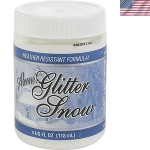 Dazzling White Glitter Snow for Crafts and Arts - Long-Lasting Sparkle - Picture 1 of 2