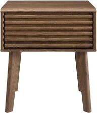 Modway Render End Table or Nightstand - Walnut (‎EEI-3345-WAL)