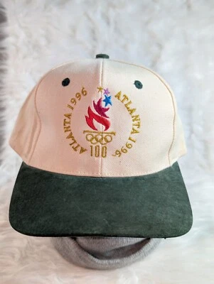 VINTAGE, 1996 Atlanta US Summer Olympics Embroidered, Velvet Bil Hat OS - Image 1 of 4