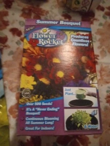 Flower Rocket AS SEEN ON TV Summer Bouquet Kit Over 500 Seeds - Picture 1 of 4