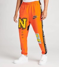 Nike Men Orange Activewear Pants for 