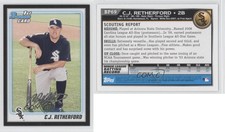 2010 Bowman Prospects Wrapper Redemption Black CJ Retherford #BP69