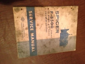EATON FULLER 8500 SPICER TRANSMISSION SERVICE MANUAL BOOK TRUCK SERIES - Bild 1 von 1