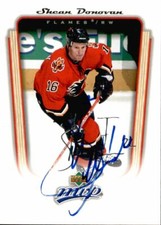 Shean Donovan Signed Autographed 05/06 Upper Deck Mvp card Calgary Flames