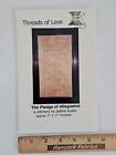 Threads Of Love The Pledge Of Allegiance Hand Embroidery Stitchery Pattern 8X17
