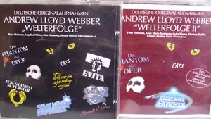 Andrew Lloyd Webber- Welterfolge I & II- 2 CDs- lesen - Bild 1 von 3