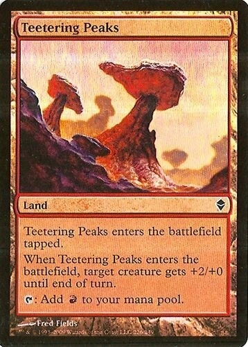 MTG - Zendikar - Teetering Peaks - Foil - NM - Image 1 of 1