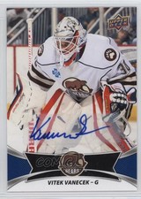 2016-17 Upper Deck AHL Auto Vitek Vanecek #24 Auto