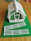 Britains Floral Garden Greenhouse Complete With Shelves,Finials,Roof Struts