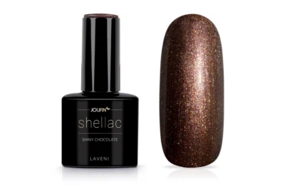 Jolifin UV LED LAVENI Shellac Farbe Shiny Chocolate Nagelstudio Nail Art Gel - Bild 1 von 3