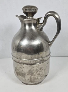 The Icy Hot Bottle Company Isolierglas gefüttert Vintage Krug Metall Korken Deckel - Bild 1 von 7