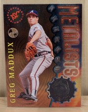 1996 Topps Stadium Club Metalists MEMBERS ONLY #M6 Greg Maddux HOF PARALLEL /750