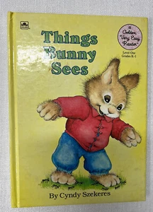 Things Bunny Sees A Golden Book Hard Cover Vintage 1980 - Picture 1 of 6