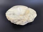 Vintage großes italienisches Alabaster Rock rustikales Aschenbecher Mitte des Jahrhunderts #1