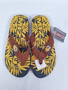 Mizzou Missouri Tigers Flip Flops New NWT Thongs Sandals XL Size 9-10