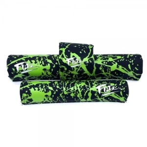 Flite bmx pads,OLDSCHOOL SE RACING BMX FLITE SPLATTER PADS SET GREEN GT NEW - Picture 1 of 1
