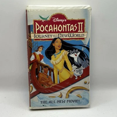 Pocahontas II Journey to a New World VHS Disney Video Tape Sequel VTG Clamshell - Image 1 of 4