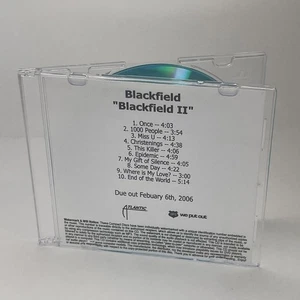 Blackfield II Promotional CD 2006 Advance Copy Rare Leftfield Atlantic Records - Picture 1 of 2