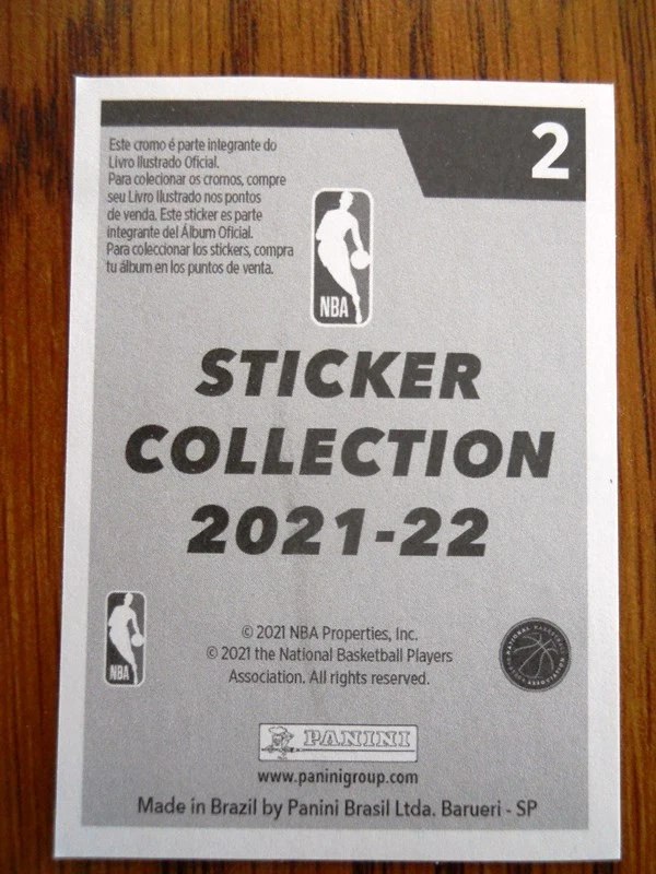 2021-22 Panini Stickers BRAZIL UNSTUCK Sticker - You Pick Player 2 - Image 1 of 1