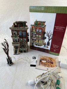 Dept 56 Parkside Holiday Brownstone 2002 Retired Christmas In The City no figure - Picture 1 of 14