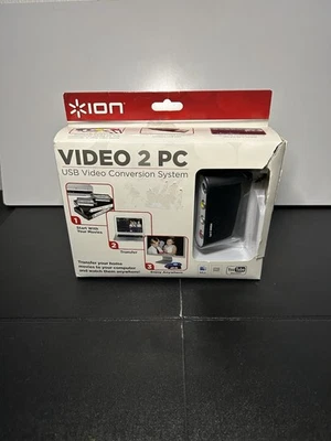 ION Video 2 PC VHS VCR to Computer  USB Video Conversion System, New - Image 1 of 3